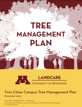 Landcare Tree Plan cover image with the Landcare logo, imagery of trees and people